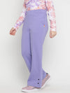 Lil Tomatoes Girls Cotton Looper Flared Trackpant-GGL-W23-1229_LAVENDER_30