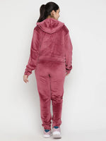 Lil Tomatoes Girls Velvet Track Suits-GGTS-W23-1308_WINE_30