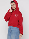 Lil Tomatoes Girls Light Weight Cotton Looper Sweatshirt-GGSWT-W23-1219_CRANBERRY_30