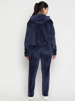 Lil Tomatoes Girls Velvet Track Suits-GGTS-W23-1308_NAVY_30