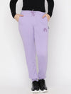 Lil Tomatoes Girls Light Weight Cotton Looper Joggers-GGL-W23-1223_PURPLE_30