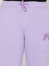 Lil Tomatoes Girls Light Weight Cotton Looper Joggers-GGL-W23-1223_PURPLE_30