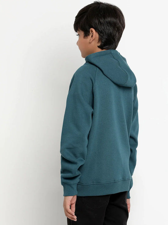 Lil Tomatoes Boys Heavy Weight Cotton Fleece Sweatshirt-GBSWT-W23-1273_TEAL_30