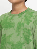 Lil Tomatoes Boys Light Weight Cotton Looper Sweatshirt-GBSWT-W23-1259_OLIVE_30