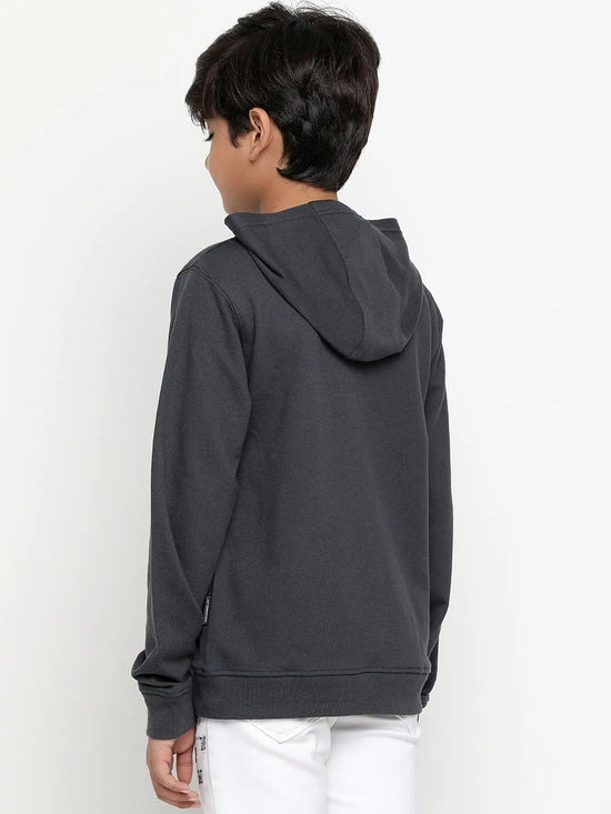 Lil Tomatoes Boys Light Weight Cotton Looper Sweatshirt-GBSWT-W23-1267_CHARCOAL_30