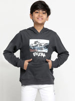 Lil Tomatoes Boys Light Weight Cotton Looper Sweatshirt-GBSWT-W23-1267_CHARCOAL_30