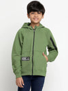 Lil Tomatoes Boys Heavy Weight Cotton Fleece Sweatshirt-GBSWT-W23-1273_OLIVE_30