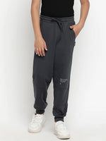 Lil Tomatoes Boys Light Weight Cotton Looper Trackpant-GBL-W23-1288_CHARCOAL_30