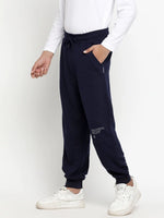 Lil Tomatoes Boys Light Weight Cotton Looper Trackpant-GBL-W23-1288_NAVY_30