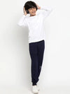 Lil Tomatoes Boys Light Weight Cotton Looper Trackpant-GBL-W23-1288_NAVY_30