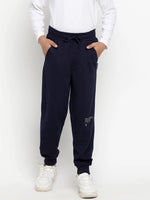 Lil Tomatoes Boys Light Weight Cotton Looper Trackpant-GBL-W23-1288_NAVY_30