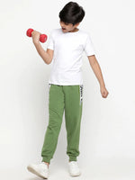 Lil Tomatoes Boys Light Weight Cotton Looper Trackpant-GBL-W23-1283_OLIVE_30