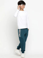 Lil Tomatoes Boys Light Weight Cotton Looper Trackpant-GBL-W23-1283_TEAL_30