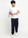 Lil Tomatoes Boys Light Weight Cotton Looper Trackpant-GBL-W23-1290_NAVY_30