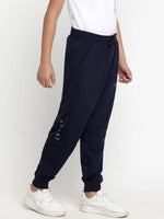 Lil Tomatoes Boys Light Weight Cotton Looper Trackpant-GBL-W23-1289_NAVY_30