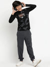 Lil Tomatoes Boys Light Weight Cotton Looper Trackpant-GBL-W23-1290_CHARCOAL_30