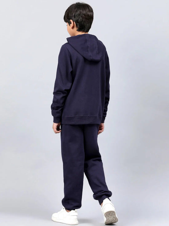 Lil Tomatoes Boys Heavy Weight Cotton Fleece Track Suit-GBTS-W23-73_NAVY_30