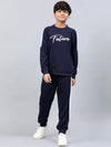 Lil Tomatoes Boys Light Weight Cotton Looper Track Suit-GBTS-W23-1278_NAVY_30