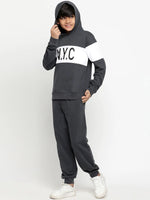 Lil Tomatoes Boys Light Weight Cotton Looper Track Suit-GBTS-W23-1279_CHARCOAL_30