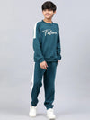 Lil Tomatoes Boys Light Weight Cotton Looper Track Suit-GBTS-W23-1278_TEAL_30