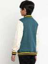 Lil Tomatoes Boys Heavy Weight Cotton Fleece Jacket-GBJKT-W23-1250_TEAL_30