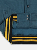 Lil Tomatoes Boys Heavy Weight Cotton Fleece Jacket-GBJKT-W23-1250_TEAL_30