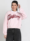 Lil Tomatoes Girls Light Weight Cotton Looper Sweatshirt-GGSWT-W23-1294_PINK_30