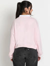 Lil Tomatoes Girls Light Weight Cotton Looper Sweatshirt-GGSWT-W23-1294_PINK_30