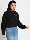 Lil Tomatoes Girls Heavy Weight Cotton Fleece Sweatshirt-GGSWT-W23-1299_BLACK_30