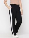 Lil Tomatoes Girls Light Weight Cotton Looper Trackpant-GGL-W23-1230_BLACK_30