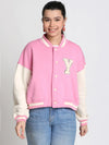 Lil Tomatoes Girls Heavy Weight Cotton Fleece Jacket-GGJKT-W23-1304_PINK_30