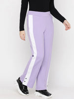 Lil Tomatoes Girls Light Weight Cotton Looper Trackpant-GGL-W23-1230_PURPLE_30