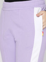 Lil Tomatoes Girls Light Weight Cotton Looper Trackpant-GGL-W23-1230_PURPLE_30