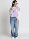 Lil Tomatoes Girls Heavy Weight Cotton Fleece Jacket-GGJKT-W23-1304_PURPLE_30