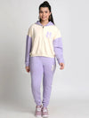 Lil Tomatoes Girls Heavy Weight Cotton Fleece Track Suits-GGTS-W23-1309_PURPLE_30