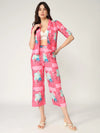 Fusion Digital Printed Blazer With Pant Set