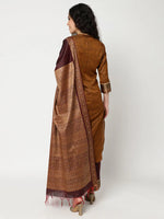 Festive Jaquard Kurta With Straight Pant And Matching Dupatta Set