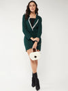 Solid Overlap Blazer With Lace Details-ZL7045-S