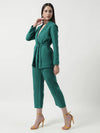 Solid Stylish Blazer With Matching Pant Set-ZLCO10063-XS