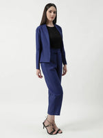 Solid Stylish Blazer With Matching Pant Set-ZLCO10064-XS