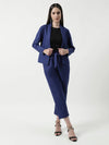 Solid Stylish Blazer With Matching Pant Set-ZLCO10064-XS