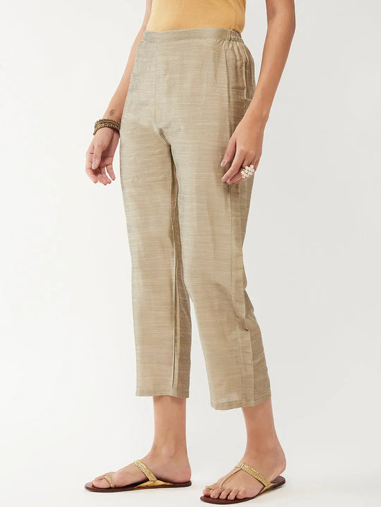 Solid Festive Straight Pant-PKB556-S