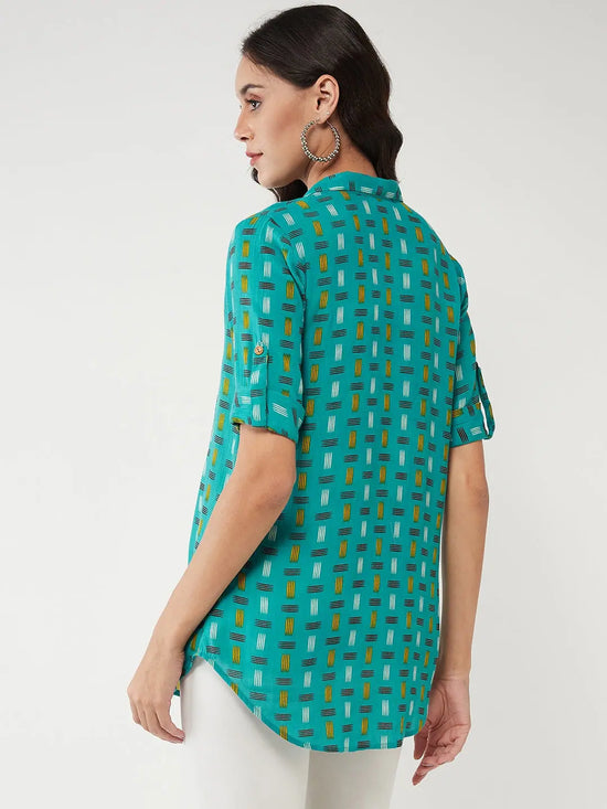 Printed Lounge Shirt Top