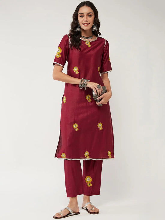 Fusion Embroidered Kurta