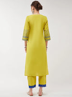 Casual Printed Kurta With Straight Pant Set