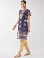 Festive Pastel Lace Detailed Kurta