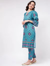 Digital Printed Stylish Kurta With Matching Pants