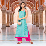 Jaipur Haat Strappy Placement Kurta-PK4407-S