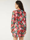 Multicolor Printed Blazer Dress