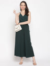 Solid Pleated Relaxed Culotte